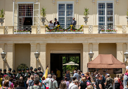 Slavnostní přivítání císařského páru | © Maria Němeček