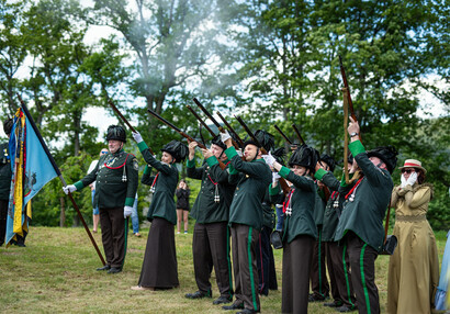 Slavnostní salva ostrostřelců | © Maria Němeček