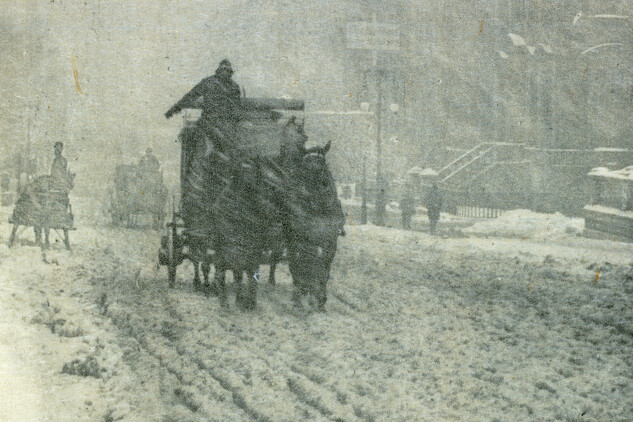 Alfred Stieglitz – Zima na Páté avenue (1892) | © Wikimedia Commons (Wikipedie)