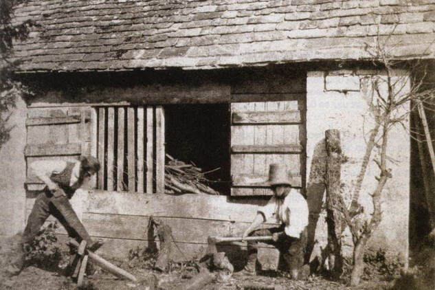 Truhlář v Lacocku, kalotypie, cca 1843 | © William Fox Talbot