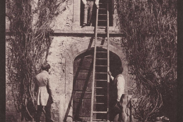 Žebřík, tabulka XIV z díla Tužka přírody, 1844  | © William Fox Talbot