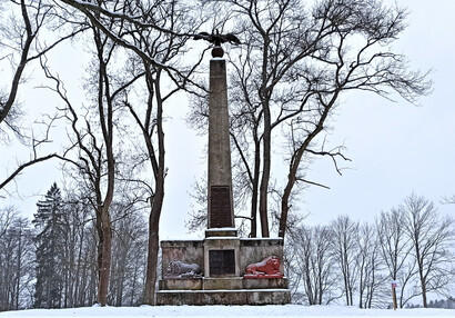 Františkův obelisk v zimě 2021 | © Štefan Brštiak